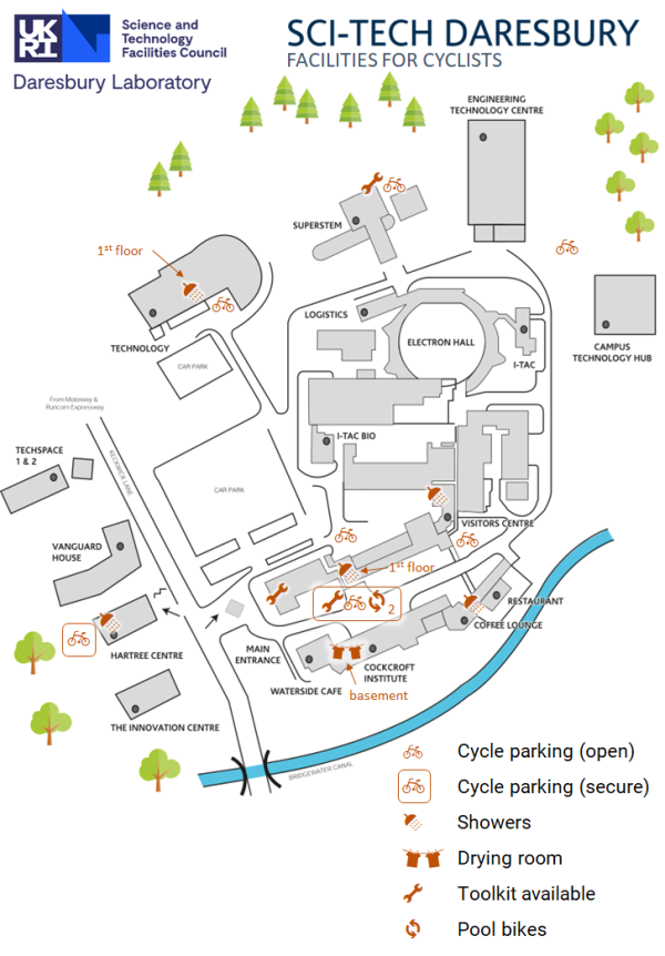 Campus Facilities map