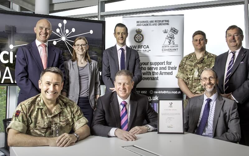 Sci-Tech Daresbury becomes Armed Forces-friendly campus